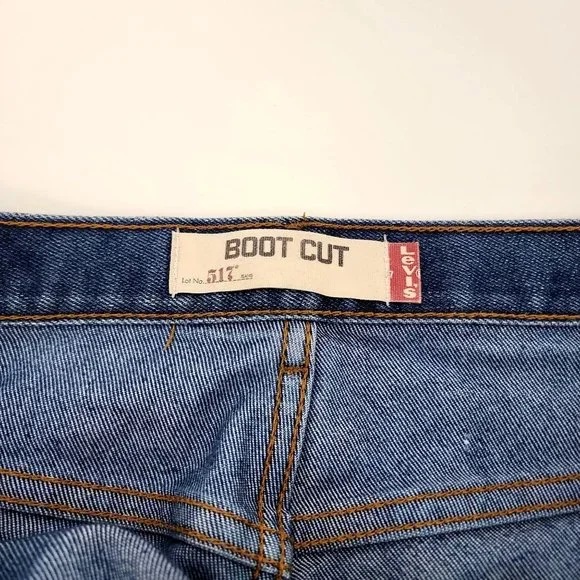 Levi's 517 2010 Bootcut Distressed Jeans Size 40 x 30 - Picture 4 of 12